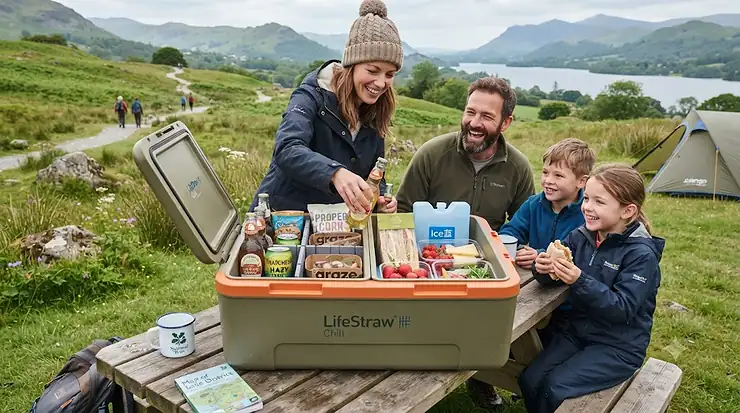 Comprehensive overview showing various cool box dividers tested for camping and road trips in the UK. cool box divider review