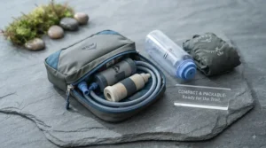 Step-by-step cleaning guide for maintaining a pump water filter for camping and extending its cartridge lifespan.